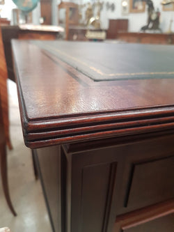 French Mahogany Partners Desk | Antique & Vintage | Moonee Ponds Antiques | Australia Wide Delivery