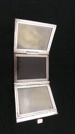 Edwardian Silver Miniature 3 Section Photo Frame | Antique & Vintage | Moonee Ponds Antiques | Australia Wide Delivery