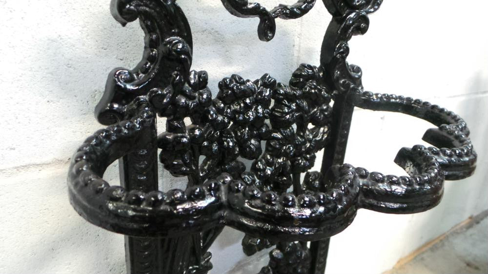 French Cast Iron Hall Stand-1