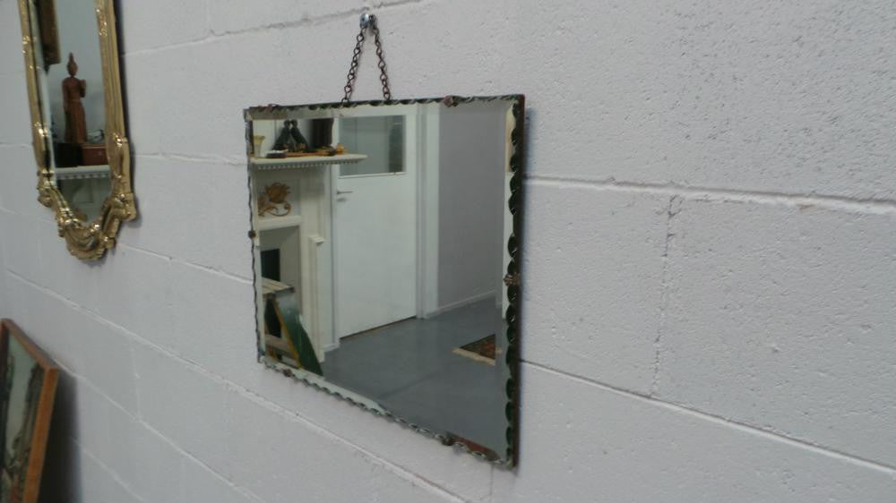Art Deco Bevelled Wall Mirror