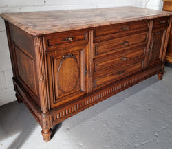 Lovely French Oak Carved Sideboard | Antique & Vintage | Moonee Ponds Antiques | Australia Wide Delivery