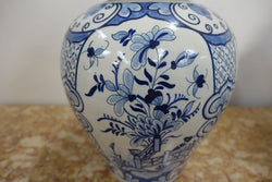 Pair of Victorian Delftware Vases | Antique & Vintage | Moonee Ponds Antiques | Australia Wide Delivery