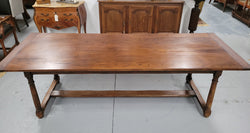 French Oak Pedestal Farmhouse Style Dining Table | Antique & Vintage | Moonee Ponds Antiques | Australia Wide Delivery