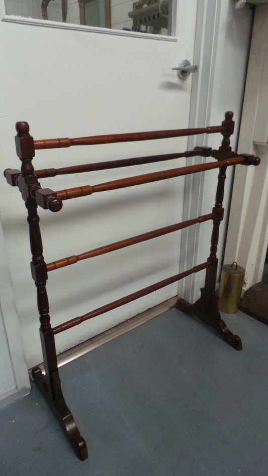 Beautiful Mahogany Towel Rail