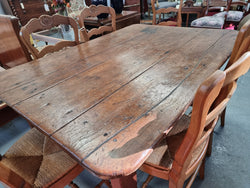 Fabulous Antique Fruitwood Farmhouse Table | Antique & Vintage | Moonee Ponds Antiques | Australia Wide Delivery