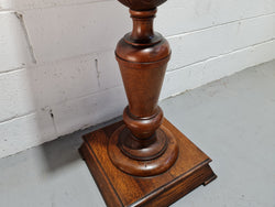 Pair of Unique French Oak Pedestals | Antique & Vintage | Moonee Ponds Antiques | Australia Wide Delivery