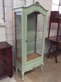 French Louis XV Style Painted Vitrine | Antique & Vintage | Moonee Ponds Antiques | Australia Wide Delivery
