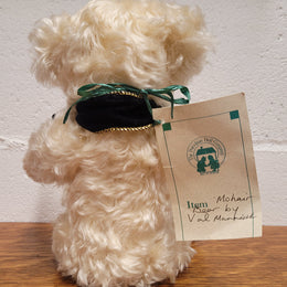 Curly Cream Mohair Australian Artist Teddy Bear. Fully Jointed, 32cm in length. Excellent condition.