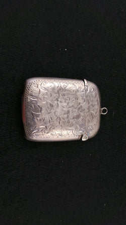 Sterling Silver Vesta Case | Antique & Vintage | Moonee Ponds Antiques | Australia Wide Delivery