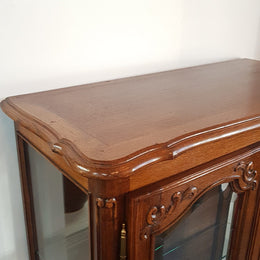 French Louis XV Style Oak Vitrine