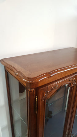 French Louis XV Style Oak Vitrine | Antique & Vintage | Moonee Ponds Antiques | Australia Wide Delivery