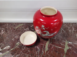 Crown Devon Ginger Jar “Pegasus Horse" | Antique & Vintage | Moonee Ponds Antiques | Australia Wide Delivery