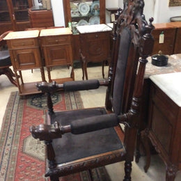 English Oak Gothic Style Chair