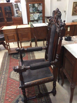 English Oak Gothic Style Chair | Antique & Vintage | Moonee Ponds Antiques | Australia Wide Delivery