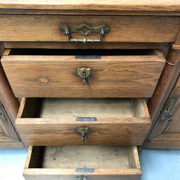 Early 19th Century Empire Oak Sideboard
