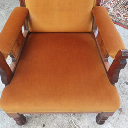 Edwardian Upholstered Chair-1