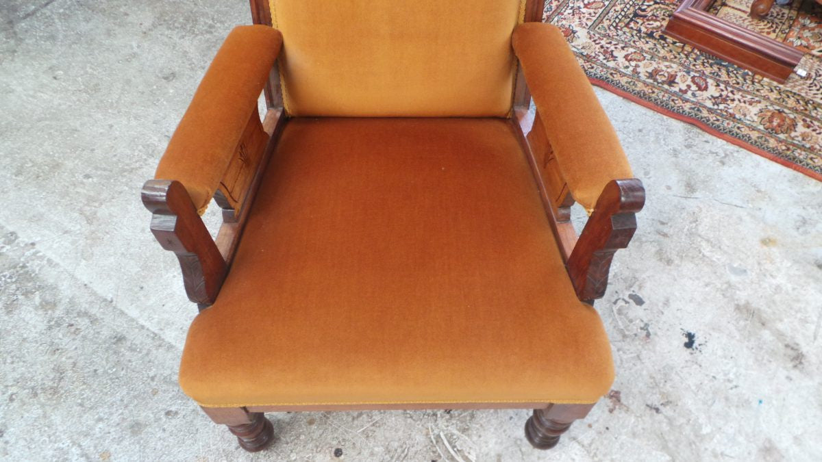 Edwardian Upholstered Chair-1 | Antique & Vintage | Moonee Ponds Antiques | Australia Wide Delivery