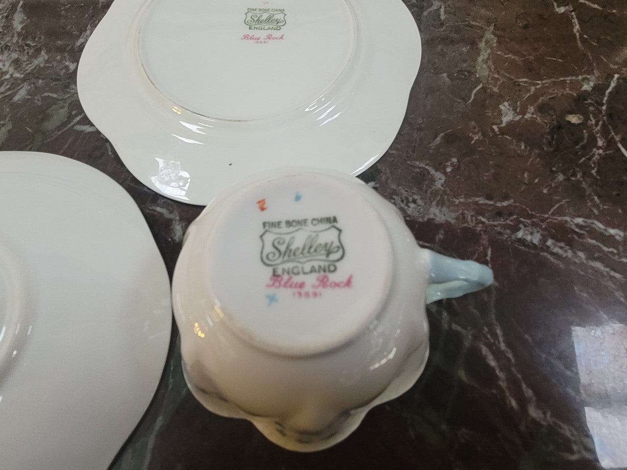 Shelley “Blue Rock” Trio | Antique & Vintage | Moonee Ponds Antiques | Australia Wide