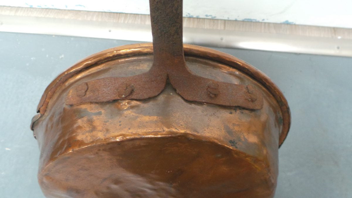 Antique French Copper Saucepan