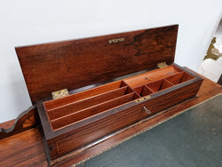 Edwardian Sheraton Style Desk Leather Insert Top | Antique & Vintage | Moonee Ponds Antiques | Australia Wide Delivery