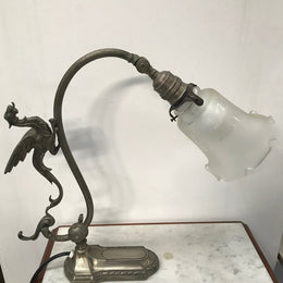 Decorative 19th Century Dragon Table/Desk Lamp