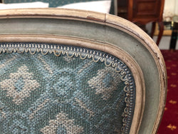 Painted Louis XV Style Upholstered Queen Size Bed | Antique & Vintage | Moonee Ponds Antiques | Australia Wide Delivery