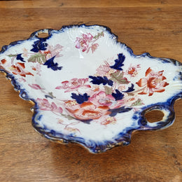 Large Victorian English china bowl beautifully hand-painted. In good original condition please view photos as they help form part of the description.