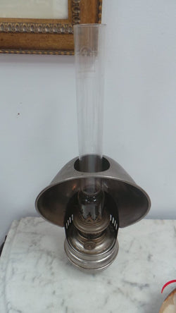 Antique Kerosene Metal Lamp With Reflector | Antique & Vintage | Moonee Ponds Antiques | Australia Wide Delivery