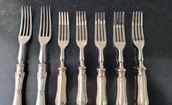 Mixed Set of Cutlery with (800) Continental Silver Handles | Antique & Vintage | Moonee Ponds Antiques | Australia Wide Delivery