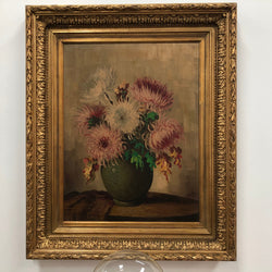 Beautiful Belgium Floral painting | Antique & Vintage | Moonee Ponds Antiques | Australia Wide Delivery