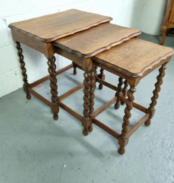 Jacobean Style Antique Nest of Tables | Antique & Vintage | Moonee Ponds Antiques | Australia Wide Delivery