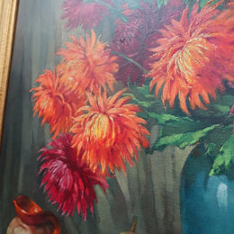 Large Flemish Oil Painting