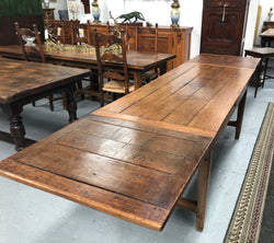 Rustic 19th Century French Oak Farmhouse Extension Table | Antique & Vintage | Moonee Ponds Antiques | Australia Wide Delivery
