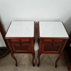 Pair of French Louis XV Style Bedside Cabinets | Antique & Vintage | Moonee Ponds Antiques | Australia Wide Delivery