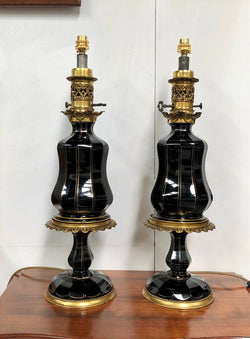 Rare 19th Century French Banquette Lamps | Antique & Vintage | Moonee Ponds Antiques | Australia Wide Delivery