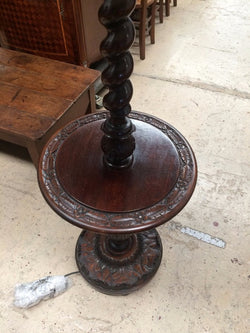 Walnut Standard Lamp With Coffee Table | Antique & Vintage | Moonee Ponds Antiques | Australia Wide Delivery
