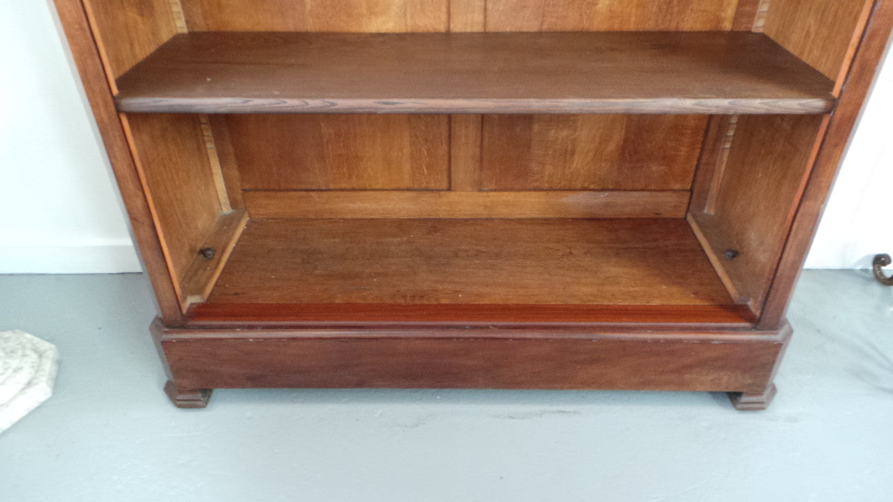 Louis Phillipe Mahogany French Open Bookcase