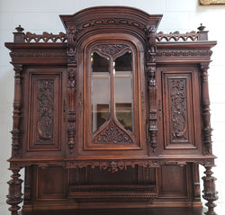 Spectacular French Antique Walnut Renaissance Style Buffet | Antique & Vintage | Moonee Ponds Antiques | Australia Wide Delivery