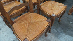 Set of Six Fabulous French Oak Dining Chairs | Antique & Vintage | Moonee Ponds Antiques | Australia Wide Delivery