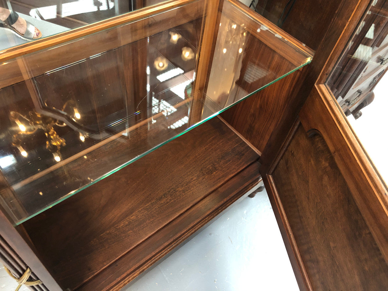 Superb French Oak Vitrine | Antique & Vintage | Moonee Ponds Antiques | Australia Wide Delivery