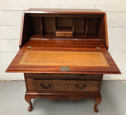 Chippendale Style Walnut & Burr Walnut Writing Bureau | Antique & Vintage | Moonee Ponds Antiques | Australia Wide Delivery