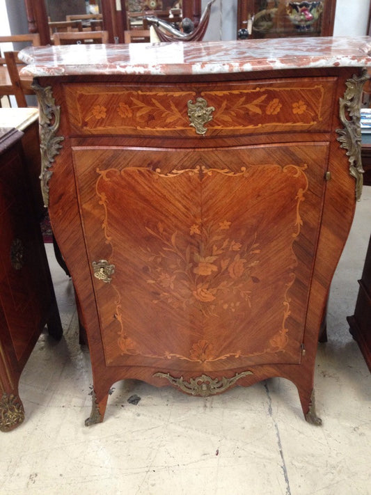 French Marquetry Salon Cabinet