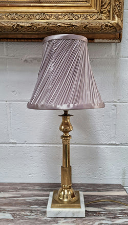 Lovely Vintage Marble & Brass Table Lamp | Antique & Vintage | Moonee Ponds Antiques | Australia Wide Delivery