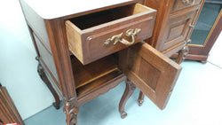 Pair of French Oak Bedside Cabinets-5 | Antique & Vintage | Moonee Ponds Antiques | Australia Wide Delivery