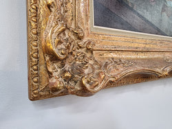 Sourced in France an Appealing Signed Floral Oil on Canvas | Antique & Vintage | Moonee Ponds Antiques | Australia Wide Delivery