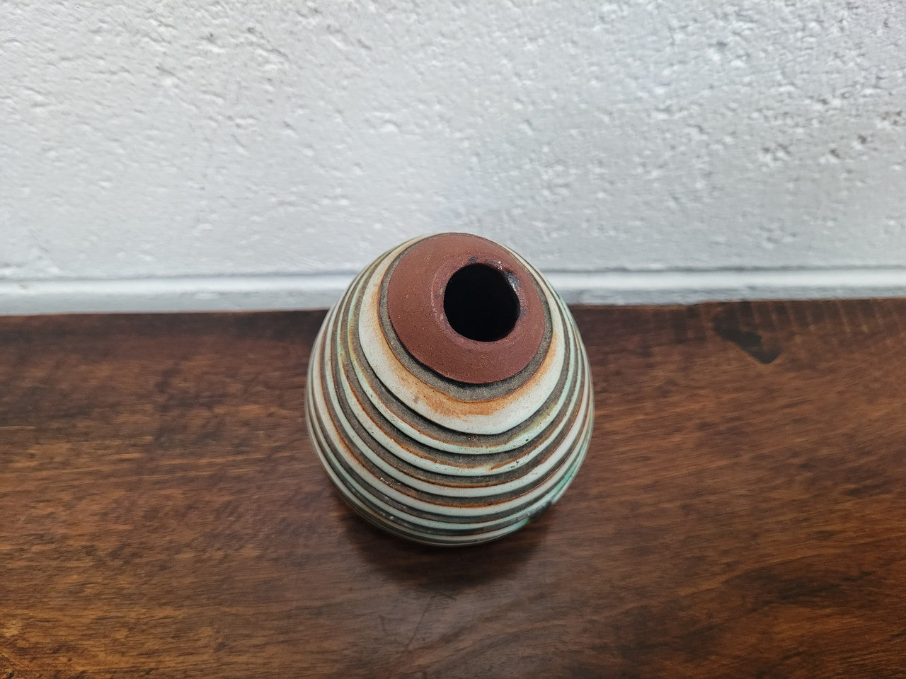 Poole Pottery Carved Atlantis Pen Holder by Guy Sydenham | Antique & Vintage | Moonee Ponds Antiques | Australia Wide Delivery