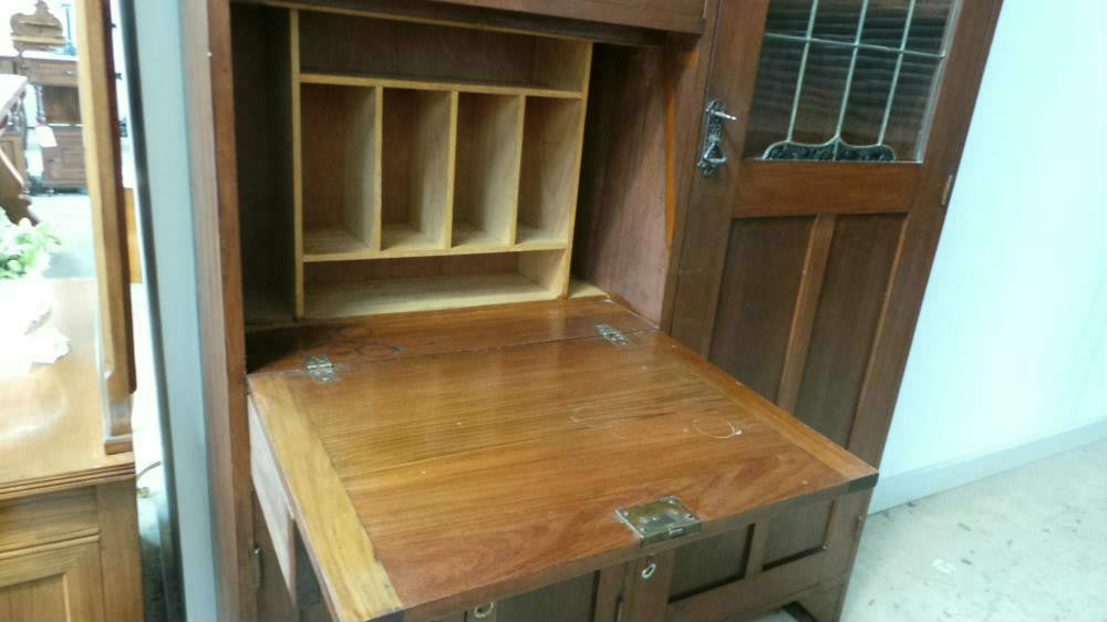 Arts And Crafts Blackwood Secretaire | Antique & Vintage | Moonee Ponds Antiques | Australia Wide Delivery