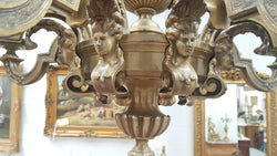 French 19th Century Napoleon III Bronze Chandelier | Antique & Vintage | Moonee Ponds Antiques | Australia Wide Delivery