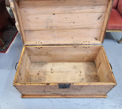 Fabulous Old Rustic Baltic Pine Chest with Amazing Character | Antique & Vintage | Moonee Ponds Antiques | Australia Wide Delivery