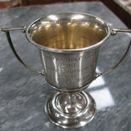 Sterling Silver Golf Club Trophy